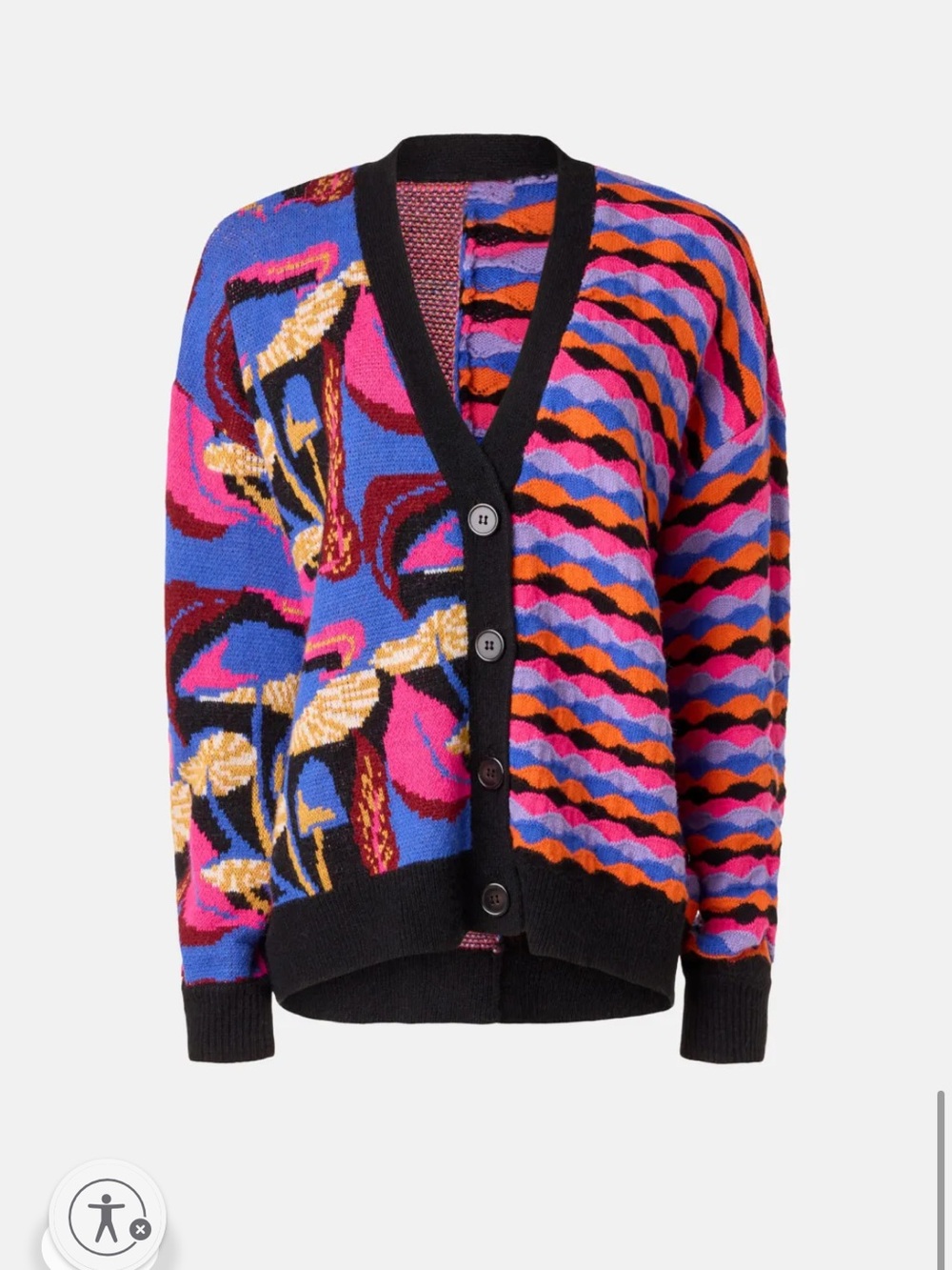 FARM Rio Mixed Mushrooms Funky Knit Cardigan - Picture 7 of 12